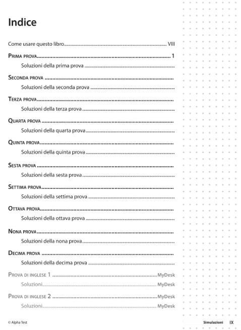 Alpha Test. Psicologia. TOLC-PSI. Simulazioni | 1