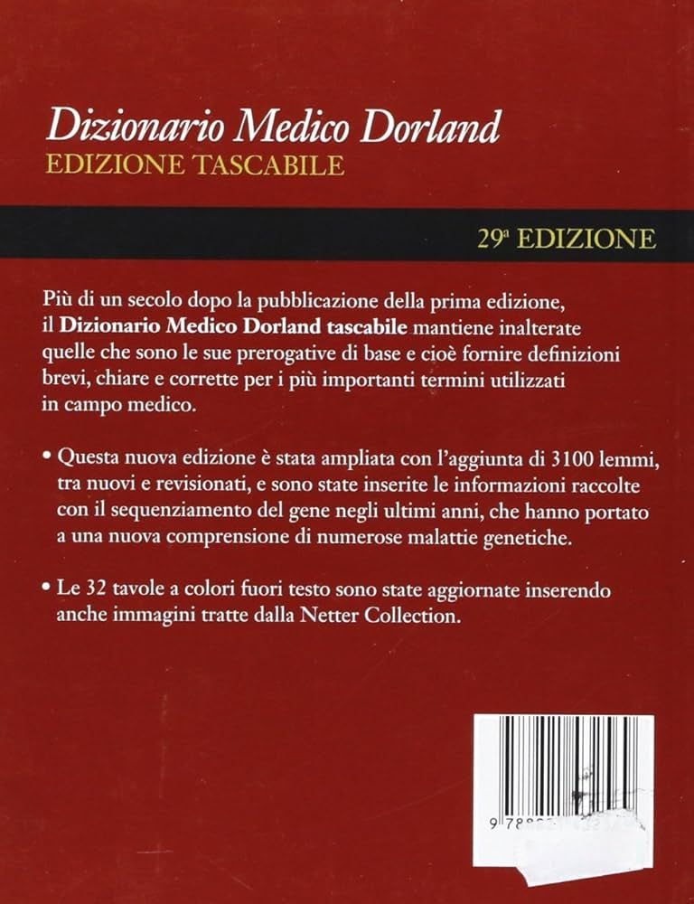 Dorland dizionario medico tascabile | 1