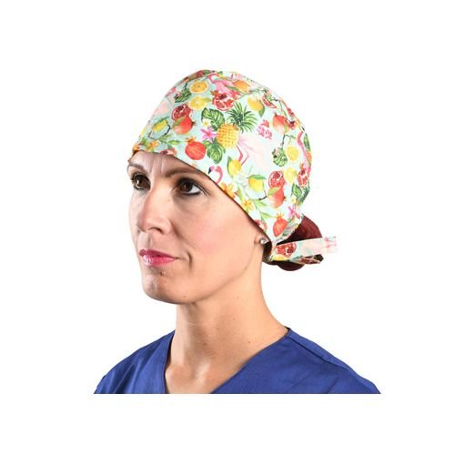 Cappellino chirurgico fantasia flamingo (taglia M) | 1